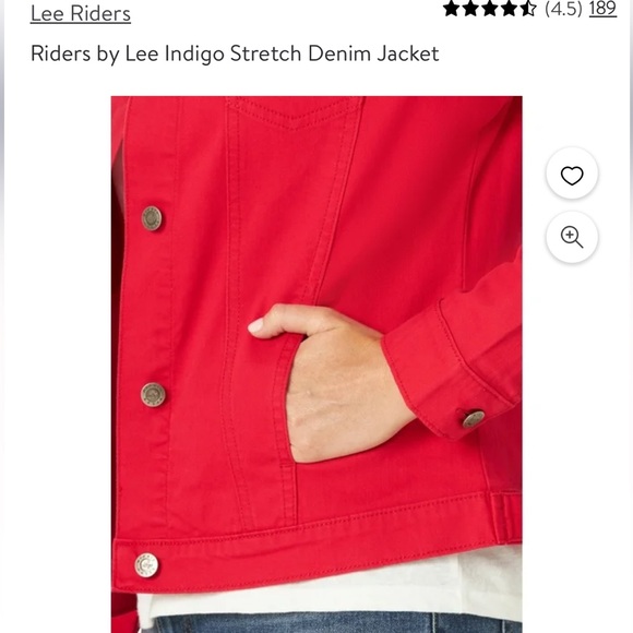 Riders by Lee Indigo Stretch Denim Jacket - Picture 6 of 9